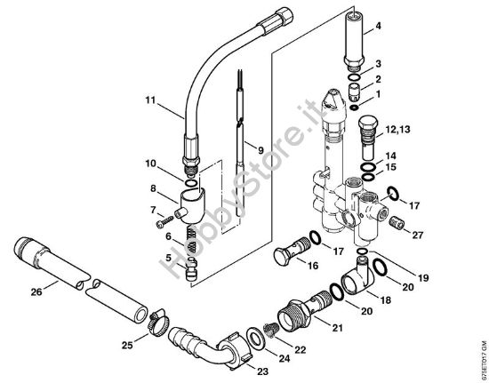 Unità  regolatrice di sicurezza, Valvola di sicurezza Idropulitrice elettrica (RE) RE 581 PLUS della marca STIHL